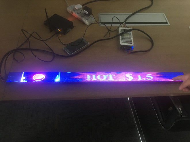 Attractive Shelf LED Display Creative Convenient Mounting With OEM ODM Service